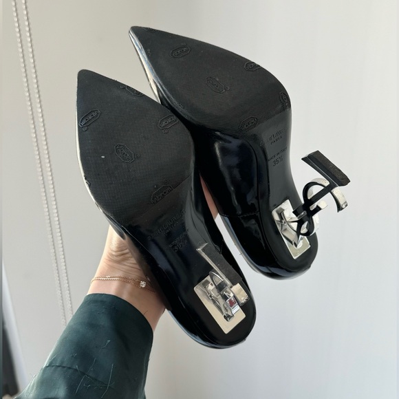 Saint Laurent Opyum Leather Heels - Picture 5 of 5